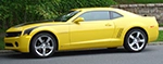 Picture of 2010 Chevy Camaro Front Side Hockey Stripes Installed By Customer