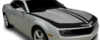BUY and CUSTOMIZE Chevy Camaro - Upper Fascia, Hood & Fender Stripes