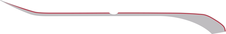 Hockey Stick Upper Accent Stripes Graphic Design Style 05