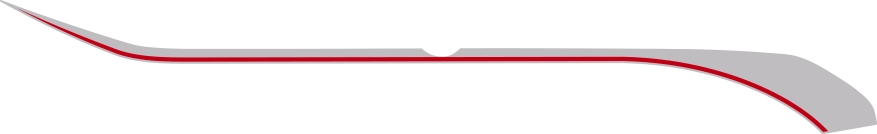 Hockey Stick Upper Accent Stripes Graphic Design Style 07