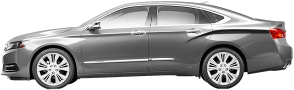 2014 to 2020 Chevy Impala Rear Quarter Stinger Stripes . Installed on Car