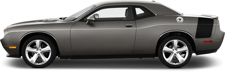 2008 to 2014 Dodge Challenger Drag Pack Tail Stripes . Installed on Car