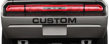 BUY and CUSTOMIZE Dodge Challenger - Rear Bumper Text