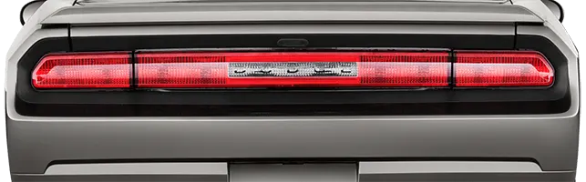 2008 to 2014 Dodge Challenger Rear Fascia Blackout . Installed on Car