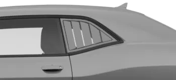BUY Dodge Challenger - Rear Side Window Simulated Louvers