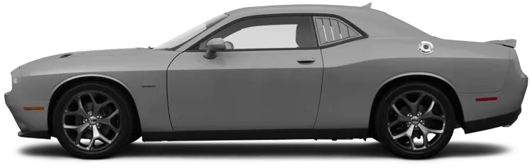 2008 to 2014 Dodge Challenger Rear Side Window Simulated Louvers . Installed on Car
