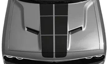 BUY and CUSTOMIZE Dodge Challenger - Blacktop '16 Rally Stripes Kit