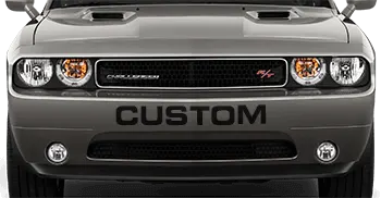BUY and CUSTOMIZE Dodge Challenger - Front Bumper Text
