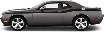 BUY and CUSTOMIZE Dodge Challenger - Full Length Slim Upper Body Stripes