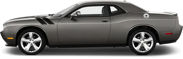 2015 to 2023 Dodge Challenger Hood to Fender Hash Stripes . Installed on Car