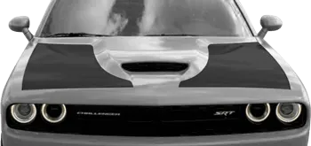 BUY and CUSTOMIZE Dodge Challenger - Hellcat/392 Hood Side Blackout