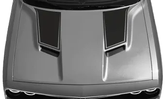 BUY and CUSTOMIZE Dodge Challenger - Hood Intake Power Bulge Stripes