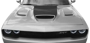 BUY and CUSTOMIZE Dodge Challenger - SRT Hellcat / SRT 392 Power Bulge Hood Decal