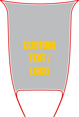 SRT Hellcat / SRT 392 Power Bulge Hood Decal Graphic Design Style 02