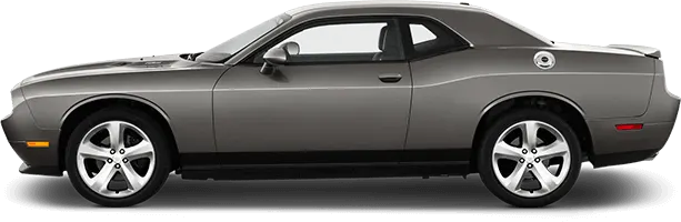 2015 to 2023 Dodge Challenger Rocker Panel Stripes . Installed on Car