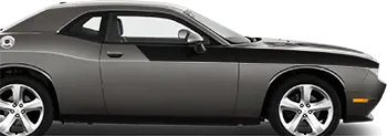 BUY and CUSTOMIZE Dodge Challenger - Front Upper Body Partial Stripes