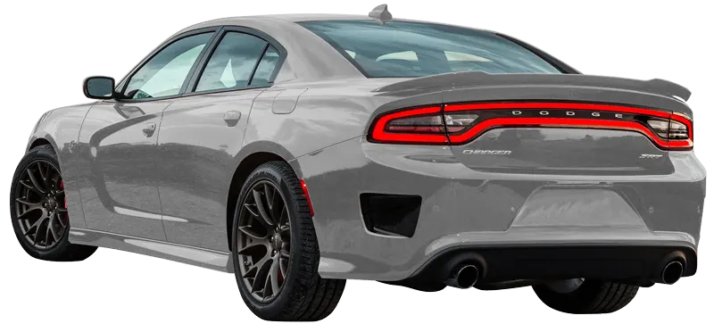 2015 to 2023 Dodge Charger Rear Bumper Vent Accents . Installed on Car