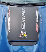 Picture of 2015 Dodge Charger SRT Hellcat / SRT 392 / R/T Scat Pack Power Bulge Hood Decal Installed By Customer