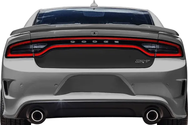 2015 to 2023 Dodge Charger Trunk Blackout Decal . Installed on Car