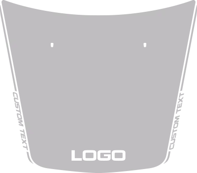 OEM Style Main Hood Decal Graphic Design Style 08