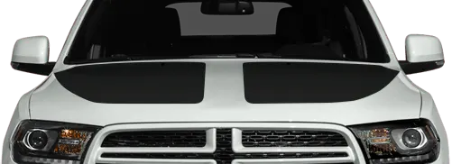 2011 to Present Dodge Durango Main Hood Decals . Installed on Car