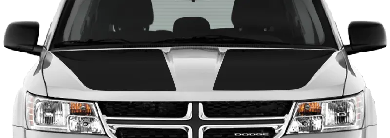 2009 to 2020 Dodge Journey Main Hood Decals . Installed on Car
