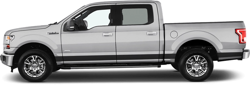 2015 to 2020 Ford F-150 Rocker Panel Stripes . Installed on Car