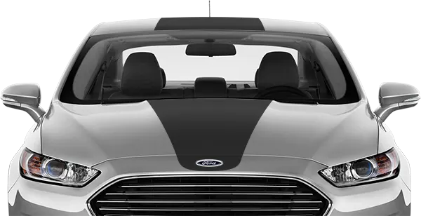 2013 to 2020 Ford Fusion Rally Racing Stripes Kit . Installed on Car