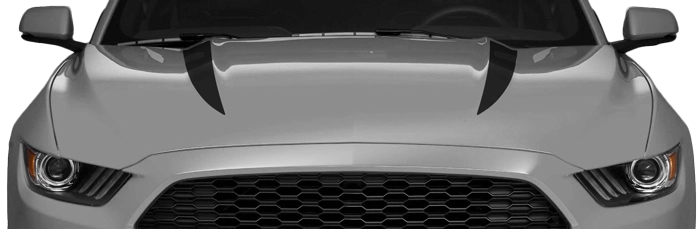 2015 to Present Ford Mustang Hood Spears . Installed on Car