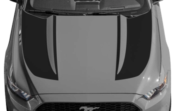 BUY and CUSTOMIZE Ford Mustang - Inverted Spear Hood Stripes