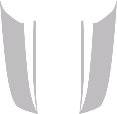 Inverted Spear Hood Stripes Graphic Design Style 01